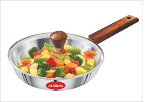 FAMOUS FRY PAN STAINLESS STEEL